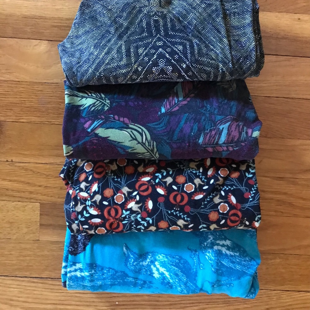 Lularoe TC Tall & Curvy leggings 4 pack